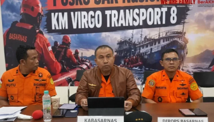 Pencarian Korban Virgo Transport 8 Diperpanjang Tujuh Hari