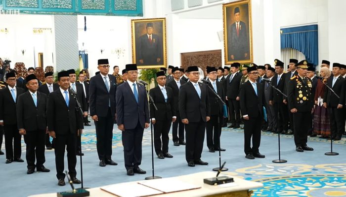 Lengkap, Ini Daftar Pejabat yang Dilantik Prabowo