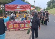 Kabut Asap Landa Tanjungpinang, FKPPI Bagikan Masker ke Warga dan Pelaku UMKM