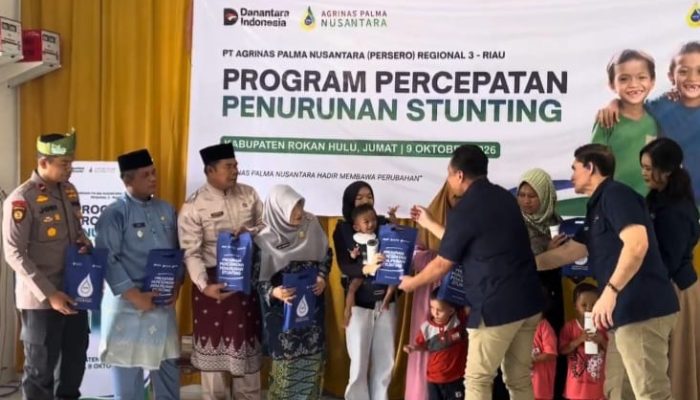 Agrinas Salurkan Nutrisi untuk Stunting di Rokan Hulu