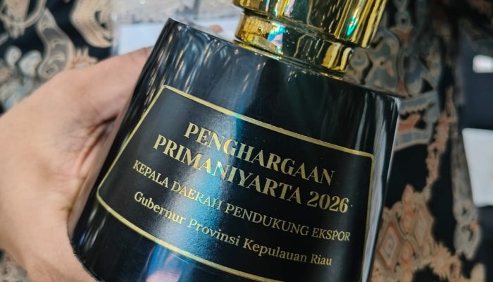 Kepri Raih Primaniyarta Award 2026 Berkat Dukungan terhadap Ekspor