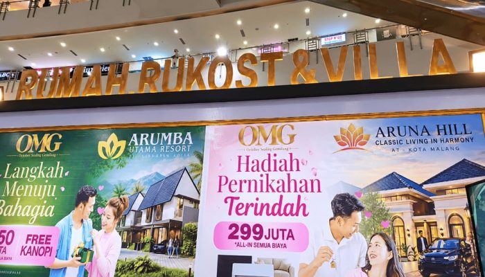 Pameran di MOG, Rumah Aura Group Ditawarkan Mulai Rp299 Juta