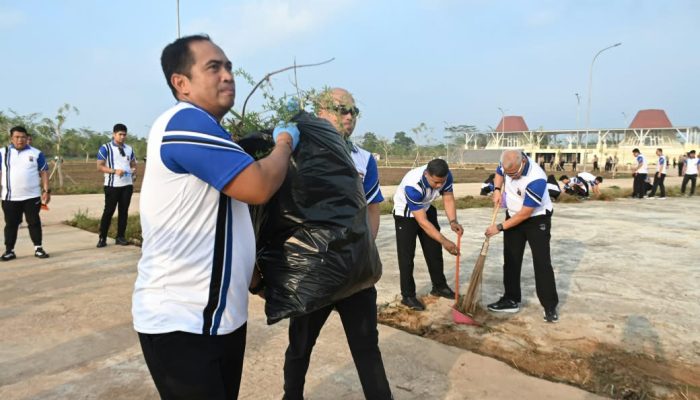 Polda Kalsel Gelar Green Policing di Masjid Raya Syekh Muhammad Arsyad Al-Banjari