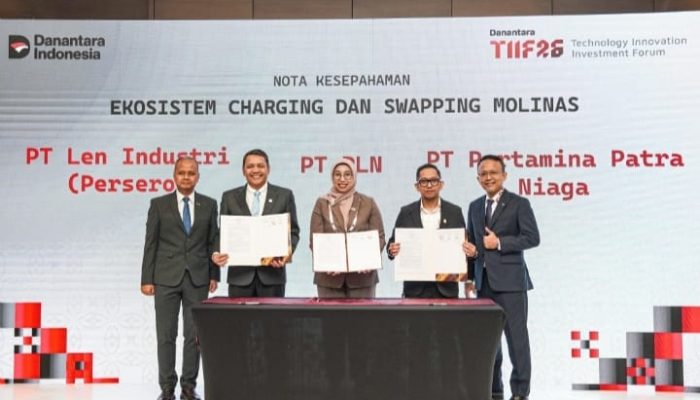 Pertamina Patra Niaga Gandeng PLN dan Len Industri Kembangkan Infrastruktur Motor Listrik